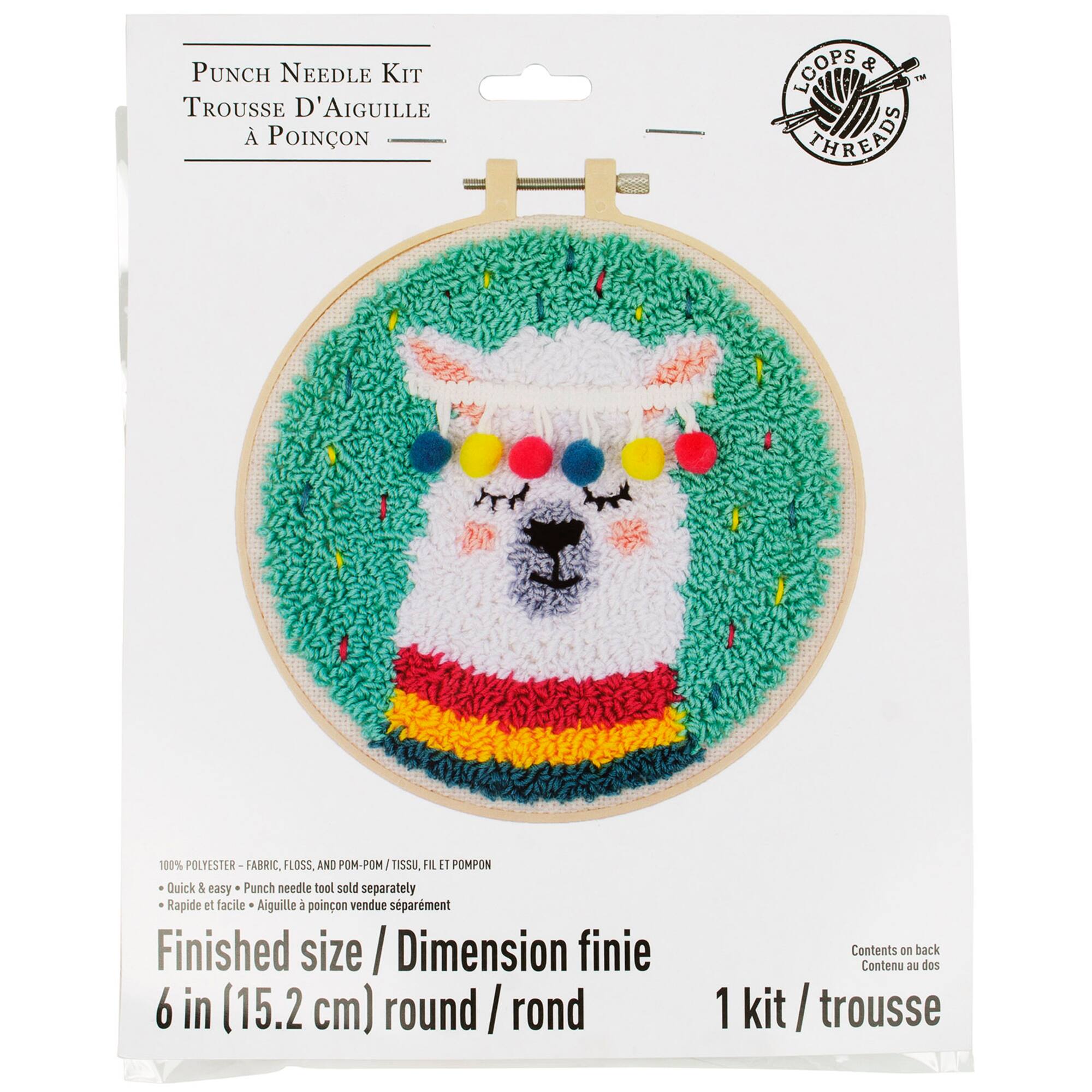 Llama Punch Needle Kit by Loops & Threads®